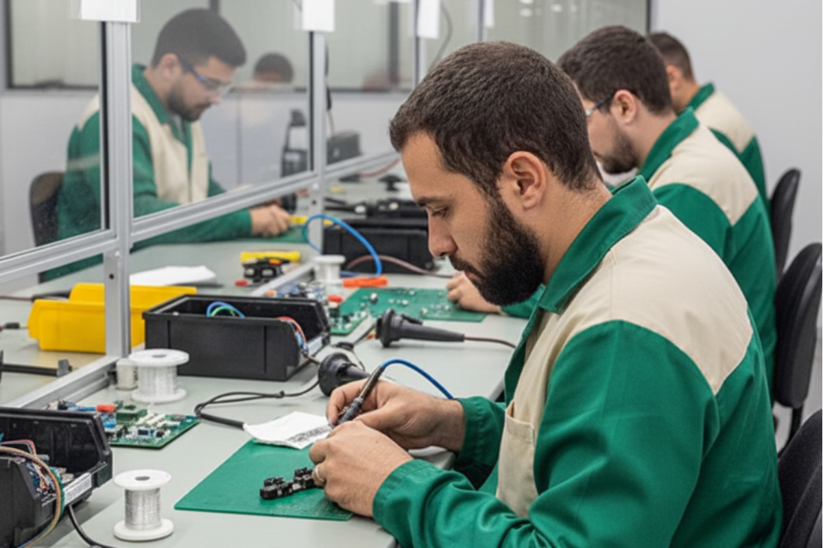 Electrical parts for heavy machinery
