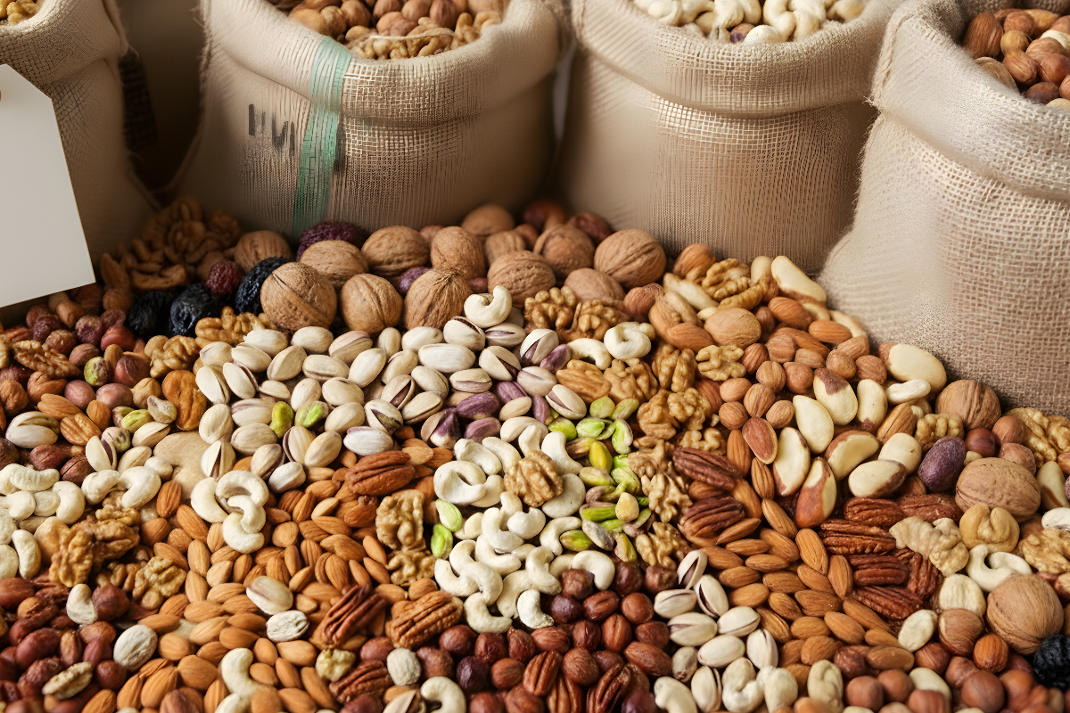 Nuts and dried fruits