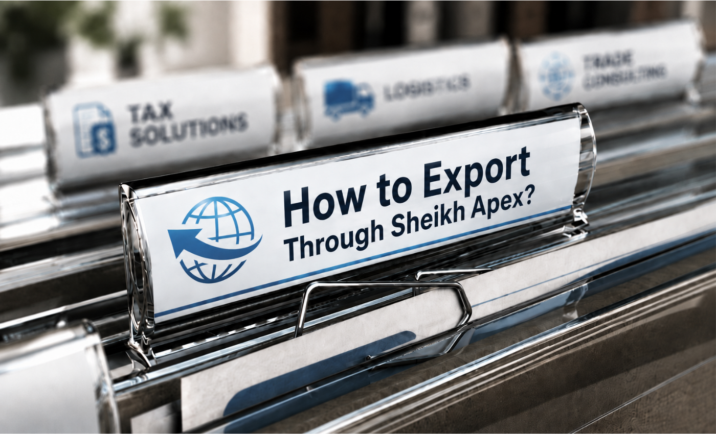 Export coordination and trade support through Sheikh Apex